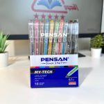 طقم اقلام جاف 10 الوان pensan My-Tech