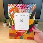 سكتش بوك سلك water color A4