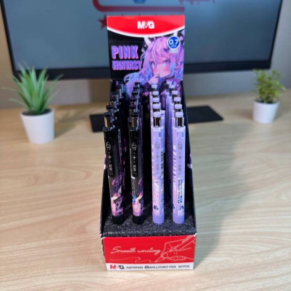 قلم جاف سوستة Pink fantacy