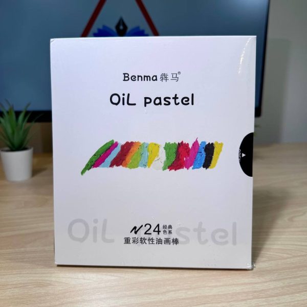 الوان شمع 24 لون Benma oil pastel