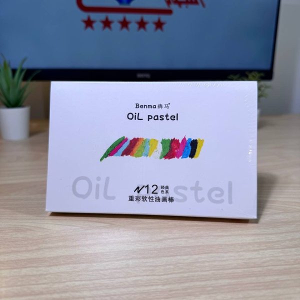الوان شمع 12 لون Benma oil pastel