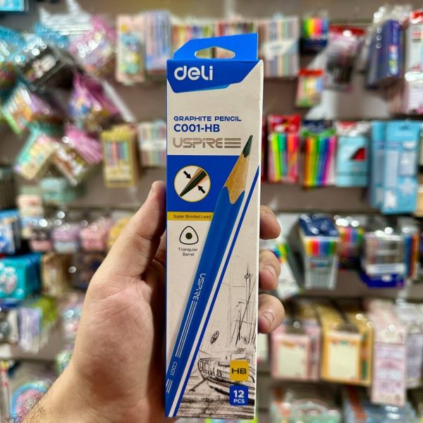 علبة قلم رصاص Deli 001 HB