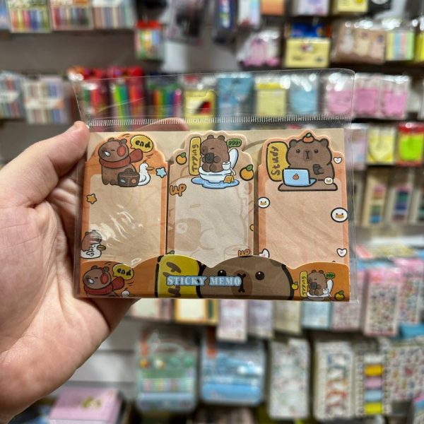 ستيكي نوت 3 قطع capy bara 7252