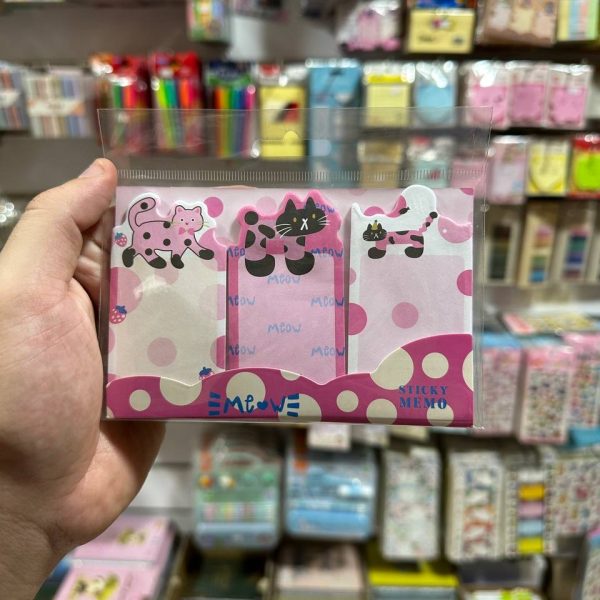 ستيكي نوت 3 قطع Meow 7252