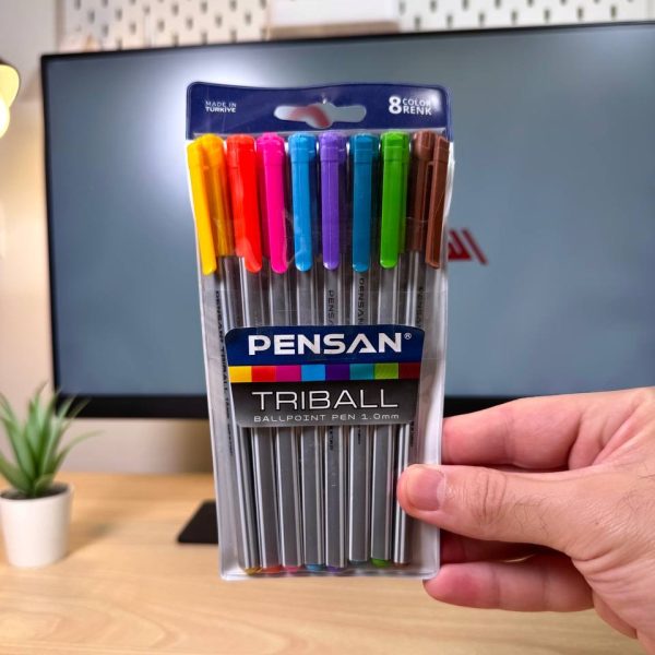 طقم 8 اقلام جاف الوان Pensan Triball