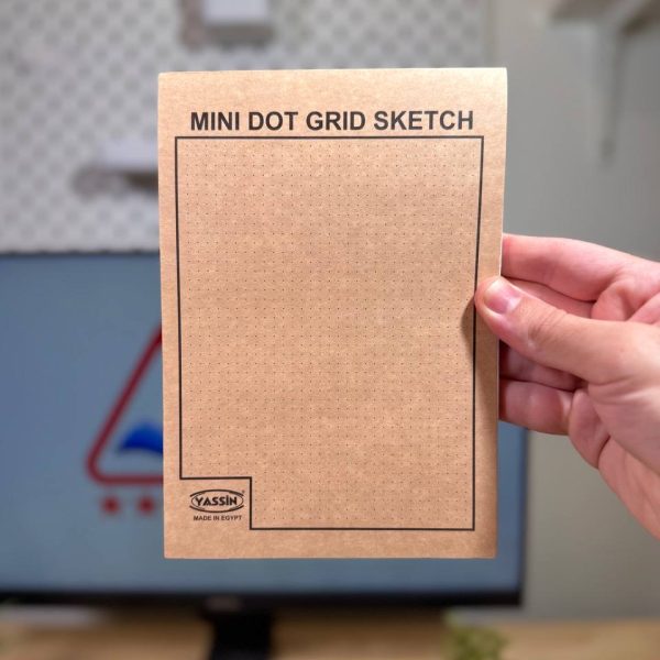نوت بوك ورق منقط Mini Dot Grid Sketch