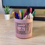 كوب اقلام للمكتب بلاستيك Simple