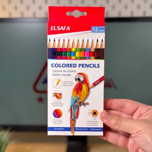 الوان خشب 12 لون طويل El-Safa