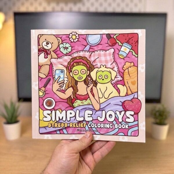 كتاب تلوين Simple Joys